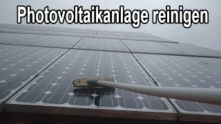 Photovoltaikanlage selber reinigen Anleitung & Tipps / Solarmodule von PV-Anlage sauber machen