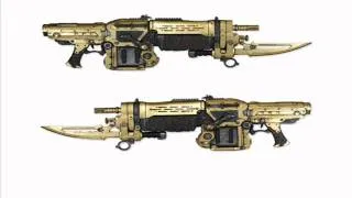 Gears of War 3 Golden Lancer Replica