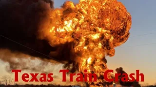 Texas train crash: train vs. 18-wheeler crash causes explosion, fire in Cameron