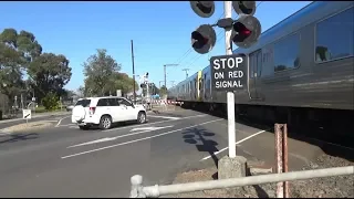 Main St/Bald Hill Rd Level Crossing, Pakenham, With Mechanical Bells (Before & After Upgrades)