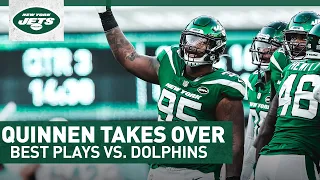 Quinnen Williams' Best Plays From Huge Day Vs. Dolphins | New York Jets Highlights