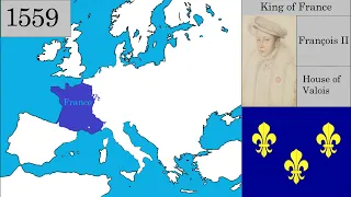 The Territorial expansion of Francia and France (481-2021)