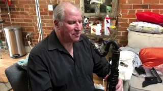 Unboxing video of two Selmer 67B black bass clarinets