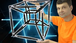 🌑 Невероятный Тессеракт Гиперкуб на 3D принтере  4d Hypercube 3D print Tesseract  Игорь Белецкий