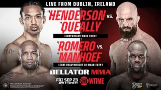 BELLATOR 285 LIVE HENDERSON VS QUEALLY LIVESTREAM FULL FIGHT NIGHT COMPANION & PLAY BY PLAY