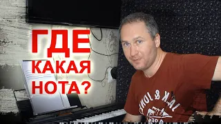 Где какая нота? | Сахарфеджио | уроки музыки | сольфеджио