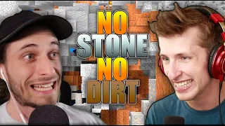 Minecraft BUT Dirt & Stone don't exist!