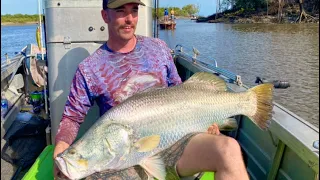 Fishing Shady Camp Run Off For Barra With Hunting NT | I Caught The Fish Of A Lifetime!
