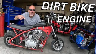 MotoVox minibike gets a 250cc dirt bike engine!