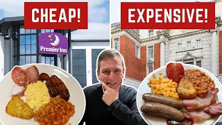 Reviewing a CHEAP vs EXPENSIVE HOTEL BUFFET BREAKFAST!