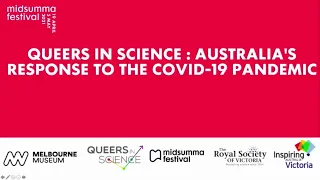 Australia’s response to the COVID-19 pandemic | Midsumma 2021 Lecture Series by QueersInScience