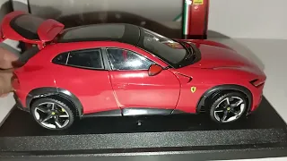 Ferrari Purosangue, modelo a escala 1:24 distribuido por Bburago.