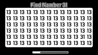 Can you Find the number letter in 10 seconds