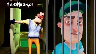 Привет Сосед Поймал Меня в Ловушку! Меня Избивают! - Hello Neighbor Привет Сосед