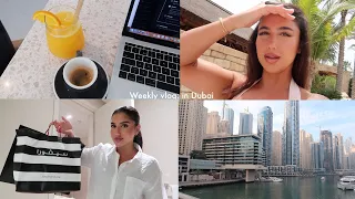 weekly vlog in Dubai ♡ staying for a few days, Sephora haul, my favorite café & white beach club