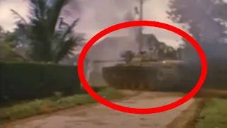 90mm Gun Main Battle Tank Survives Direct Hit - The M48