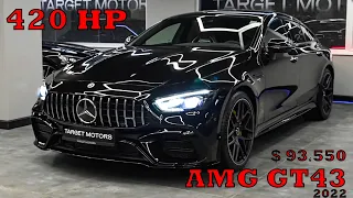 Covering Mercedes-AMG GT 4 Door (2022) - the car is luxurious and sporty!