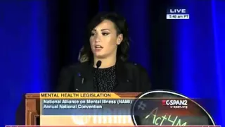 demi lovato mental health speech clip