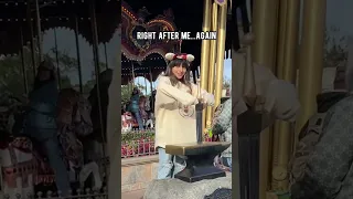 SHE PULLED THE SWORD OUT OF THE STONE RIGHT IN FRONT OF ME IN DISNEY WORLD ON CHRISTMAS