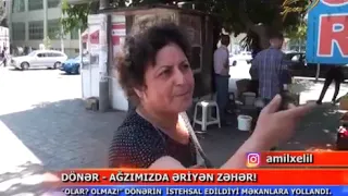 Biabırçılıq!!! Bakıda satılan dönərlər bu məkanda hazırlanır - Olar-Olmaz?!