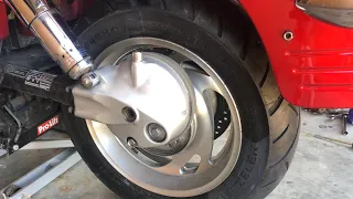 How to Remove and Replace the Rear Wheel on a VTX