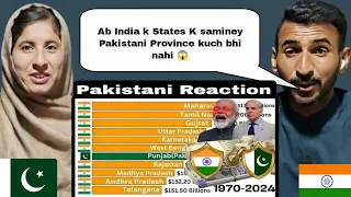 Pakistani Couple's Reaction: Mind-blowing Analysis Of India Vs Pakistan GDP In Indian States