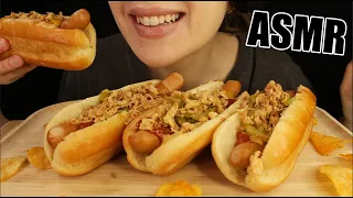 ASMR HOT DOGS SAUSAGES FAST FOOD AMERICAN FOOD | MUKBANG EATING SOUNDS No Talking 먹방 | Kasmia ASMR