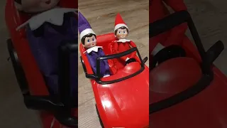 Elf On The Shelf In A Car #elfontheshelf #christmas #funny #shorts