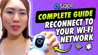 How to Connect Your Tapo C200 Camera to a new Wi-Fi Network | Palitan ang Wi-Fi Network