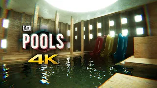 POOLS | NEW Realistic Liminal Space Horror | Full Game Longplay Walkthrough No Commentary | 4K 60fps