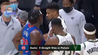 Giannis Wanna Fight Pistons' Rookie As Disrespects Him After Game:Stop Trippin Youngster！