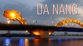 DA NANG, VIETNAM (4K City Tour) Stunning Aerial, Drone, Walking, and Night 4K Footage