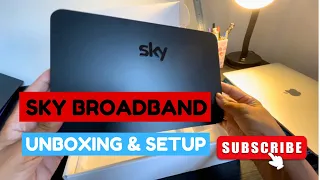 Sky Broadband Unboxing & Setup