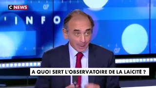 Eric Zemmour athée, religiophobe fier