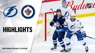 NHL Highlights | Lightning @ Jets 1/17/20