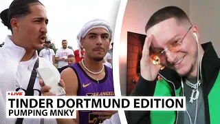 Justin reagiert auf "STREET TINDER Dortmund 😬👀" | Live - Reaktion