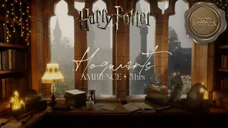 Winter at Hogwarts Ambience ✧˖° Harry Potter ASMR Study Ambience + Music