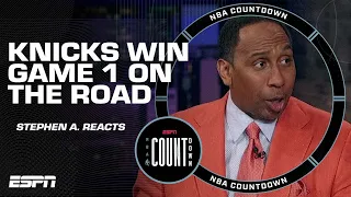 NEW YORK STAND UP 🗣️ - Stephen A. reacts to Knicks' Game 1 | NBA Countdown