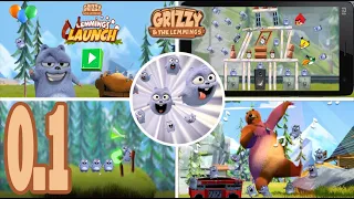 Grizzy and the Lemmings: Lemming Launch - Gameplay Walkthrough Part 0.1 (Android, IOS)