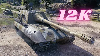 World of Tanks Jagdpanzer E 100  12K Damage 6 Kills & Jagdpanzer E 100  10K Damage