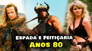 TOP 10 MELHORES FILMES DE ESPADA E FEITIÇARIA ANOS 80 🗡️🧙‍♂️