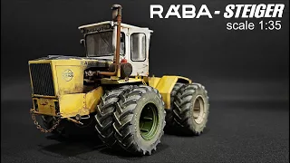 Rába-Steiger 250 heavy tractor in 1:35 von Balaton Models / Build and paint