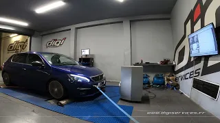 Peugeot 308 2.0 Bluehdi 180cv AUTO Reprogrammation Moteur @ 195cv Digiservices Paris 77 Dyno