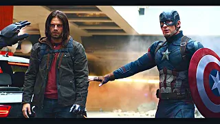 Captain America & Winter Soldier Vs Black Panther |Chasing Scene| Avengers Civil War (2016) - Part 2