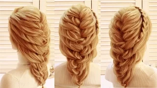 Свадебная прическа,прическа на выпускной,вечерняя прическа. Wedding prom hairstyle