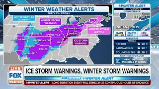 Widespread Winter Storm To Impact 20 States With Snow, Rain And Ice