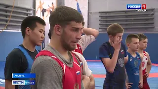 В Алуште проводит сбор юниорская сборная России по греко-римской борьбе
