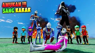 ULTRAMAN DYNA NGAMUK DAN MARAH BESAR KARENA ADIKNYA PACARAN DENGAN ULTRAMAN SETAN - GTA 5 ULTRAMAN