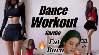 3 min Burn Fat? Burn kcal Cardio Dance Workout🔥 Jisoo Flower 꽃 Abs & Tone up. Beginner Kpop Fitness