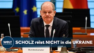 KANZLER SCHOLZ reist vorerst NICHT in die UKRAINE | EILMELDUNG